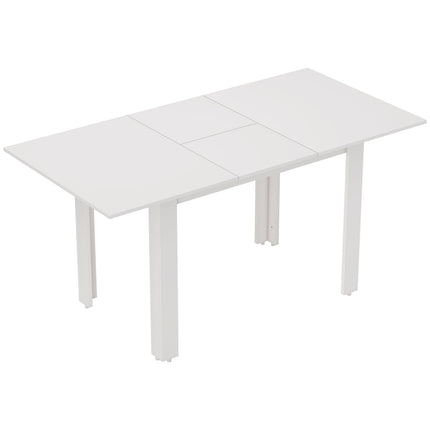 Extendable Dining Table, High Gloss, Seats 4-6, MDF