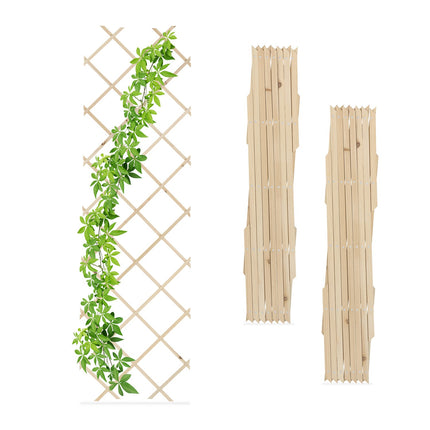 Ausziehbares Rankgitter-Set, 180x60 cm, 3er-Pack