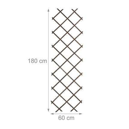 Extendable Plant Trellis Set, 3 Pack, 180x60 cm