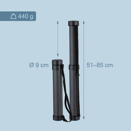 Extendable Poster Tube with Adjustable Strap