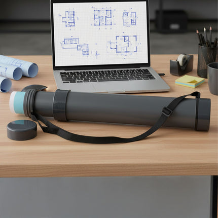 Extendable Poster Tube with Adjustable Strap