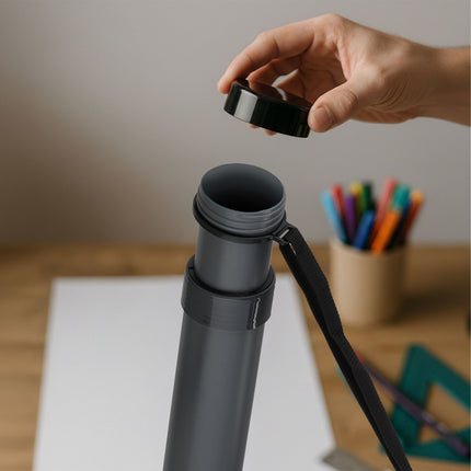 Extendable Poster Tube with Adjustable Strap