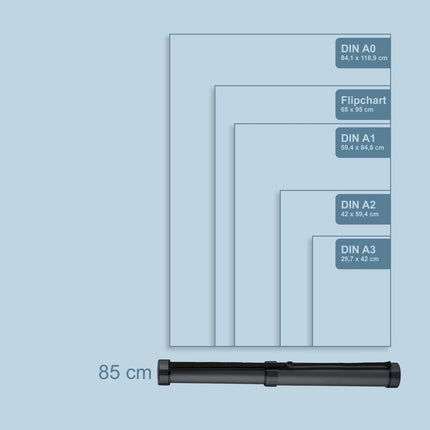 Extendable Poster Tube with Adjustable Strap