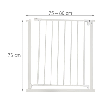 Ausziehbares Schutzgitter für Türen und Treppen, 75–100 cm