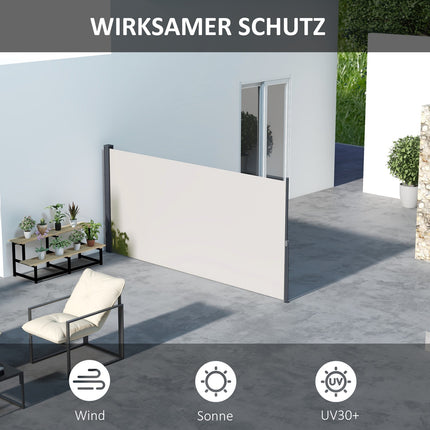Einziehbare private Markise, 300x140cm, UV- und Windschutz