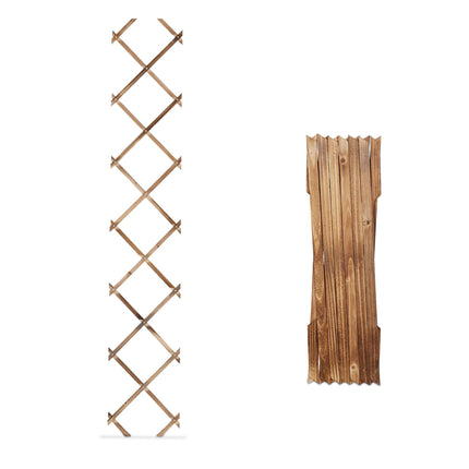 Extendable Wall Trellis Set of 3, Wooden Adjustable
