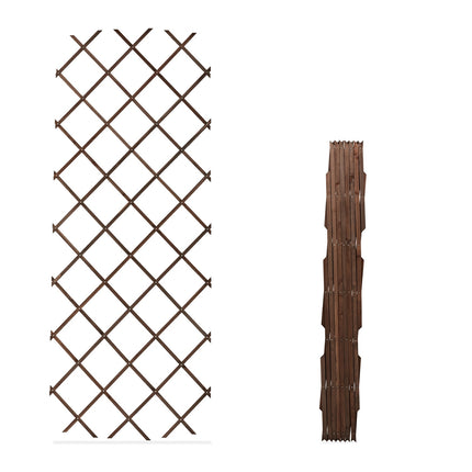 Ausziehbares Rankgitter aus Holz, 180x90 cm