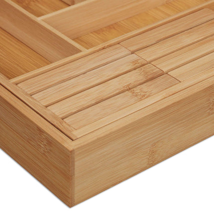 Range-couverts extensible en bambou