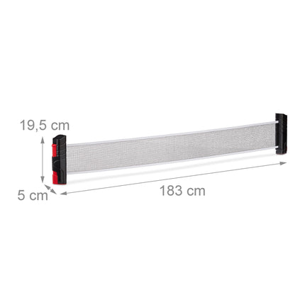 Extendable table tennis net
