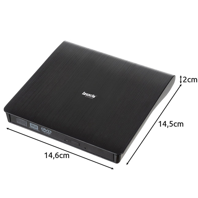 Externí disk s CD/DVD vypalovačkou, kapacita 1TB