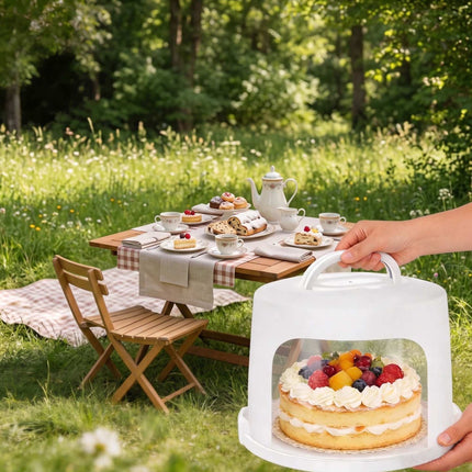 Extra-hohe Kuchenglocke, luftdichter Etagen-Kuchenbehälter