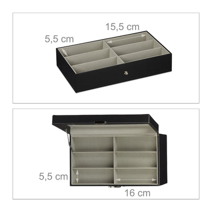 Eyeglass storage for 18 pairs