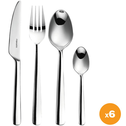 Ménagère FF 24 pièces dans un coffret cadeau brillant
