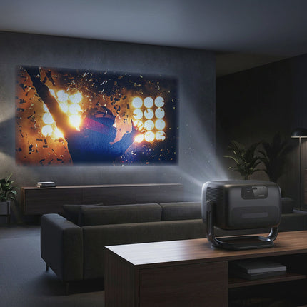 FHD 1080p Projector with Google TV, 40-120" Display