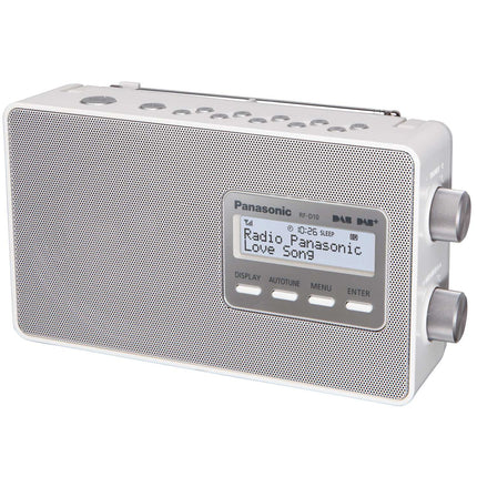 FM-DAB+-Radio mit beleuchtetem LCD-Display, Batterie- oder Netzbetrieb