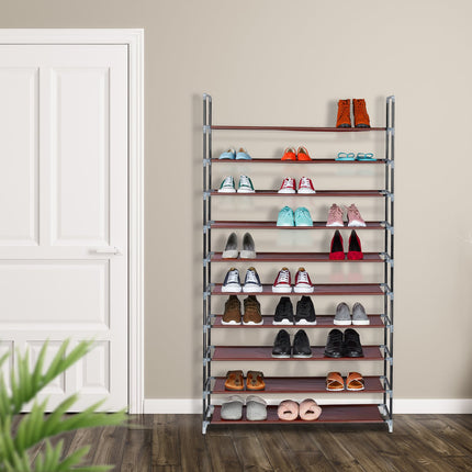 Stoffschuhregal für 50 Paar Schuhe