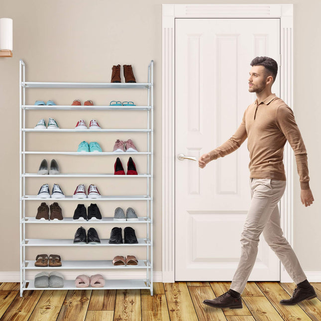 Fabric shoe rack for 50 pairs of shoes