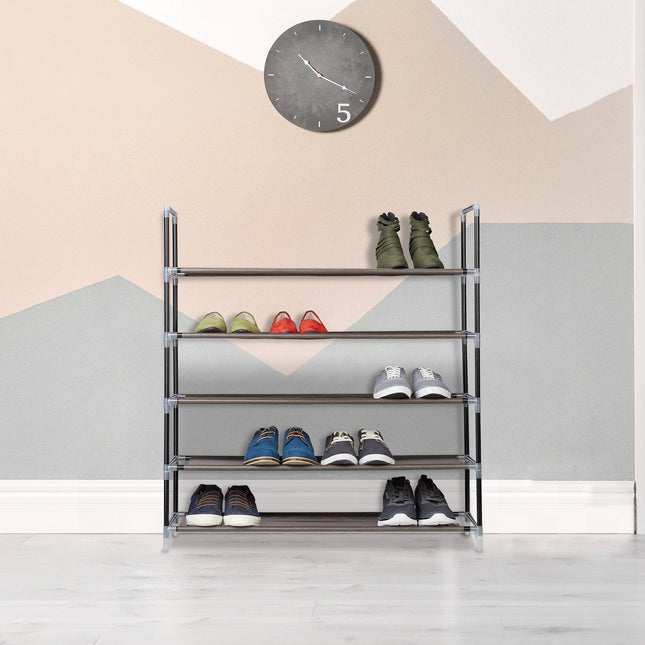 Fabric shoe rack for 50 pairs of shoes