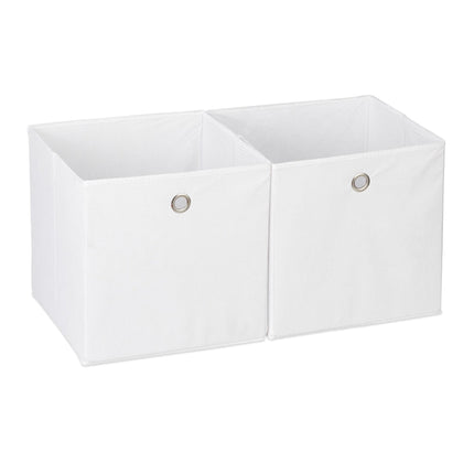 Fabric storage box, 2 drawers