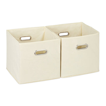 Fabric storage box Set of 2