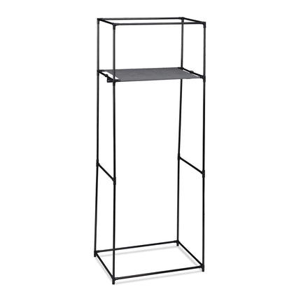 Stoffgarderobe mit Kleiderstange