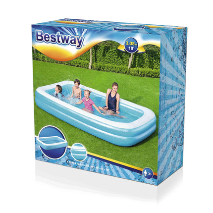 Family pool Blue Rectangular 305 x 183 x 46cm