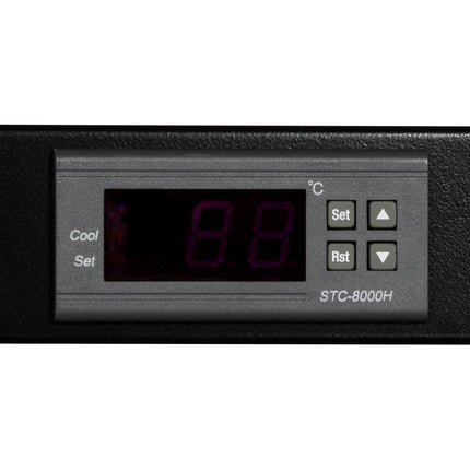 Ventilační jednotka pro 19" rack 2 ventilátory 25 dBA U1 černá