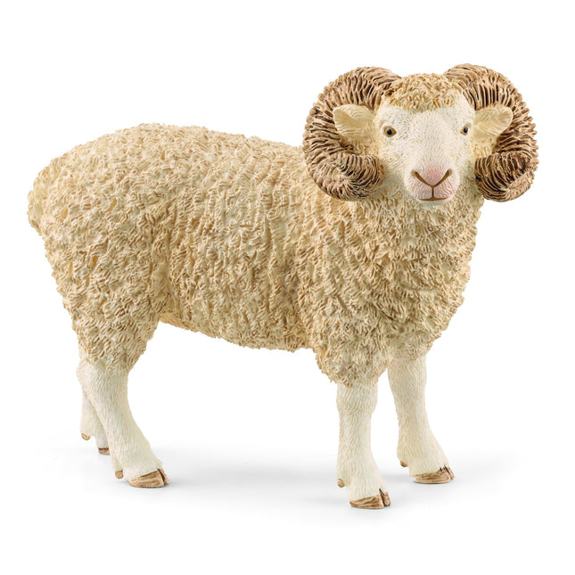 Figurka hospodářského zvířete - Schleich beran, realistické detaily