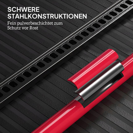 Farm Jack Jack 135 cm 3000 kg Tragkraft Offroad Wagenheber aus Stahl Rot+Schwarz