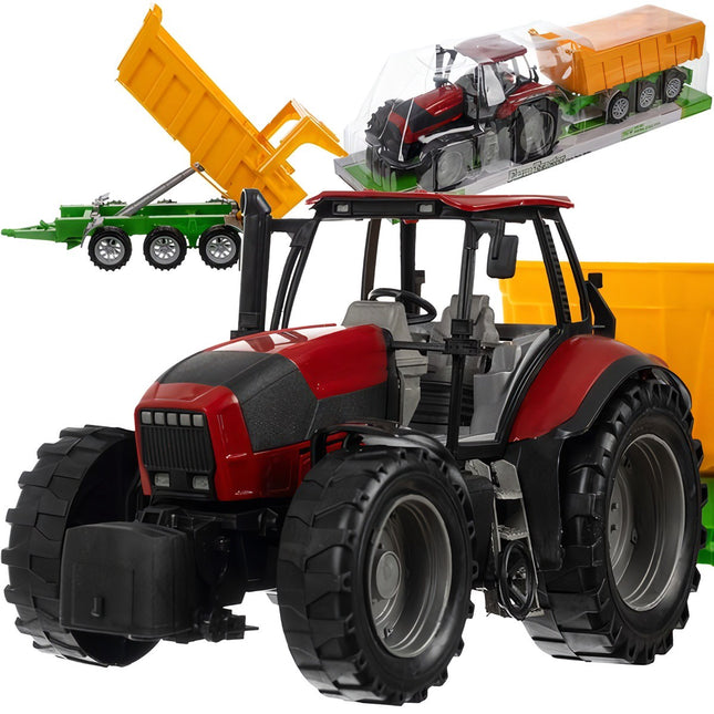 Bauernhof - Traktor mit Anhänger 24711