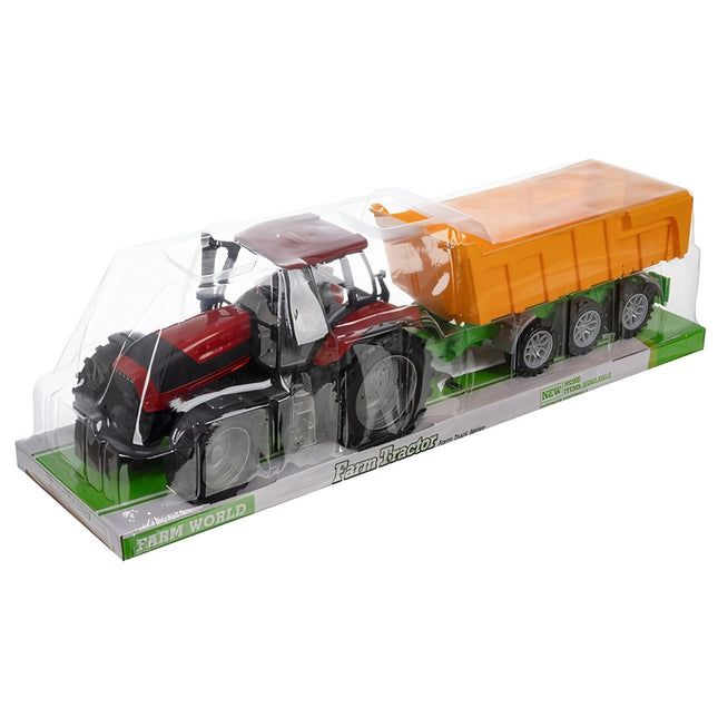 Bauernhof - Traktor mit Anhänger 24711