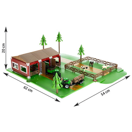 Farm with animals + 2 farm cars 22404