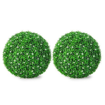 Faux Buchsbaum-Kugeln, 2er-Pack 49,5 cm UV-beständig