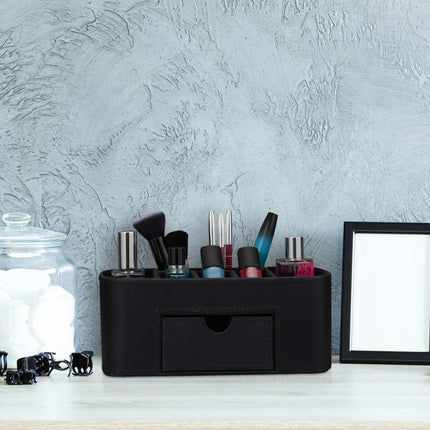 Schreibtisch-Organizer aus Kunstleder