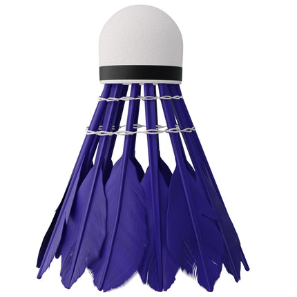 Feather Shuttlecocks, Multicolor, 6 Pack