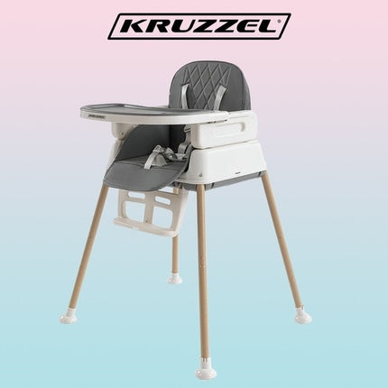 Fütterungsstuhl - grau Kruzzel 22014
