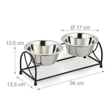 Feeding station for dogs