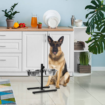 Futterstation für Hunde heb- und senkbar