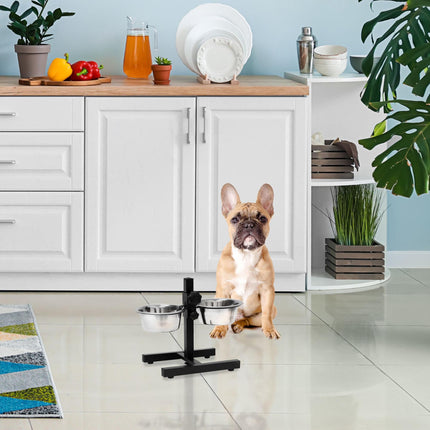 Futterstation für Hunde heb- und senkbar