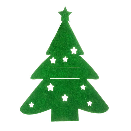 Filz-Besteckhalter Weihnachtsbaum, 12er-Set