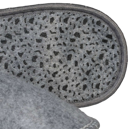 Felt Guest Slippers Set, Non-Slip, 6 Pairs with Bag