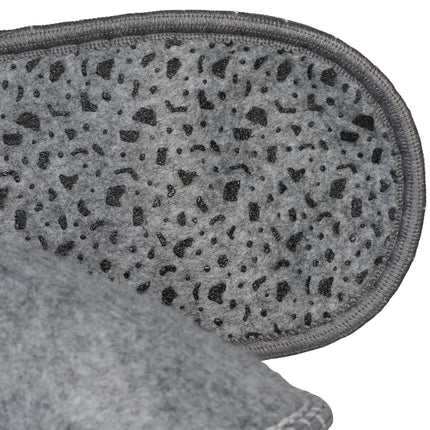 Filz-Gästepantoffel-Set mit Tasche, rutschfeste Sohlen
