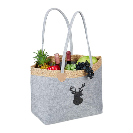 Sac en feutre avec motif cerf