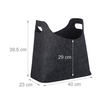 Filzkorb mit Henkel