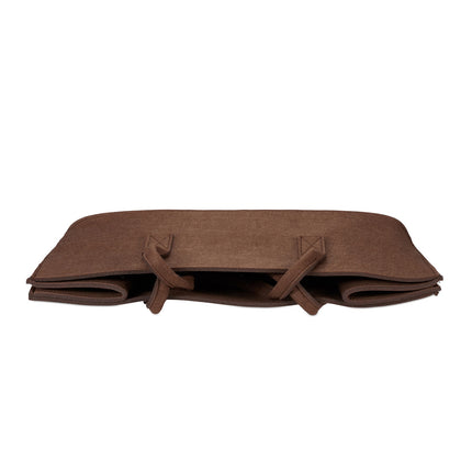 Felt basket with handle