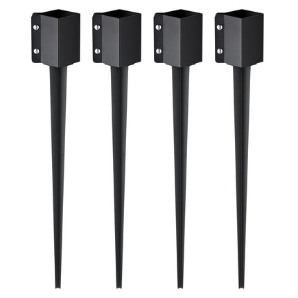 Fence Post Ground Spikes, 4-Pack, 36 In, Fits 3.5 In