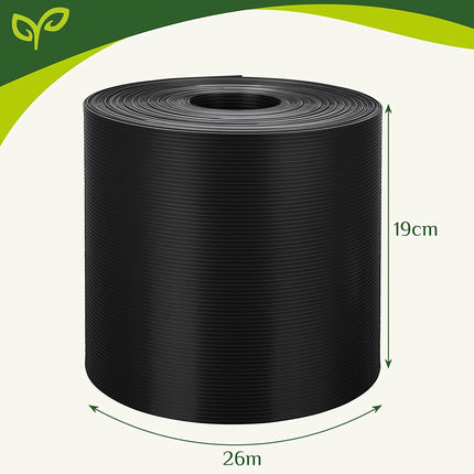 Weidezaunband 19cmx26m 700g/m2 anthrazit 23909 