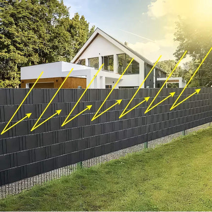 Weidezaunband 19cmx35m 450g/m2 anthrazit 23696 
