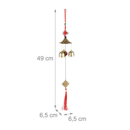 Feng Shui Metall-Windspiele, 2er-Set
