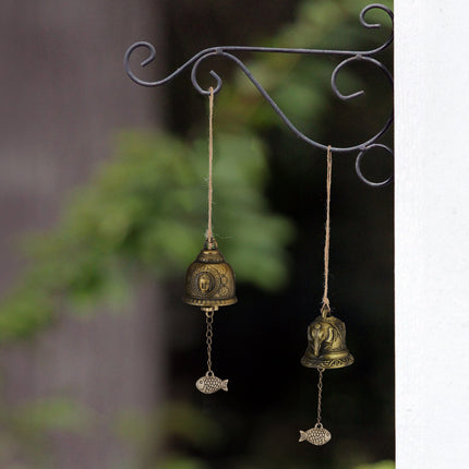Feng Shui Wind Chimes, 4x Set with Bells
